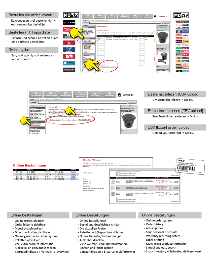 Bestellen & Informatie