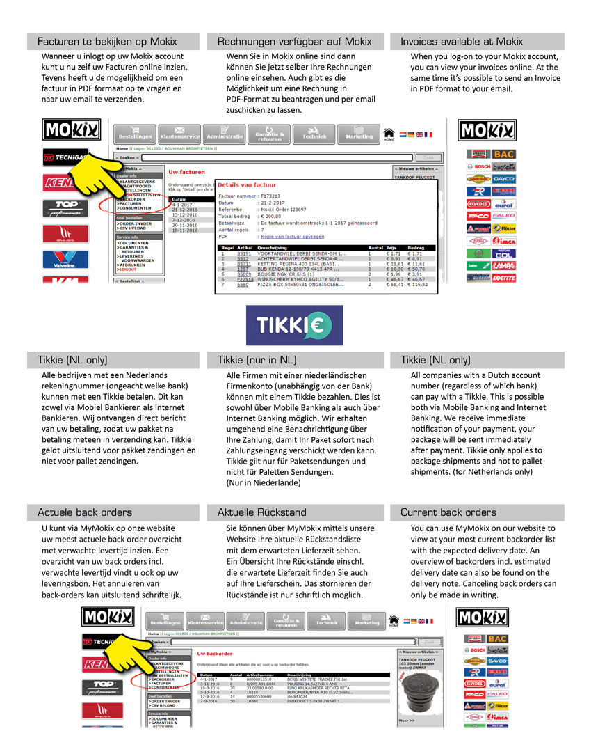 Bestellen & Informatie